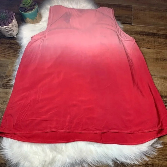 Torrid RED DIP-DYE CHALLIS TANK - Picture 6 of 6